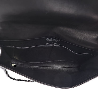 Chanel Lambskin Chocolate Bar Chain Clutch Black 5 of 15