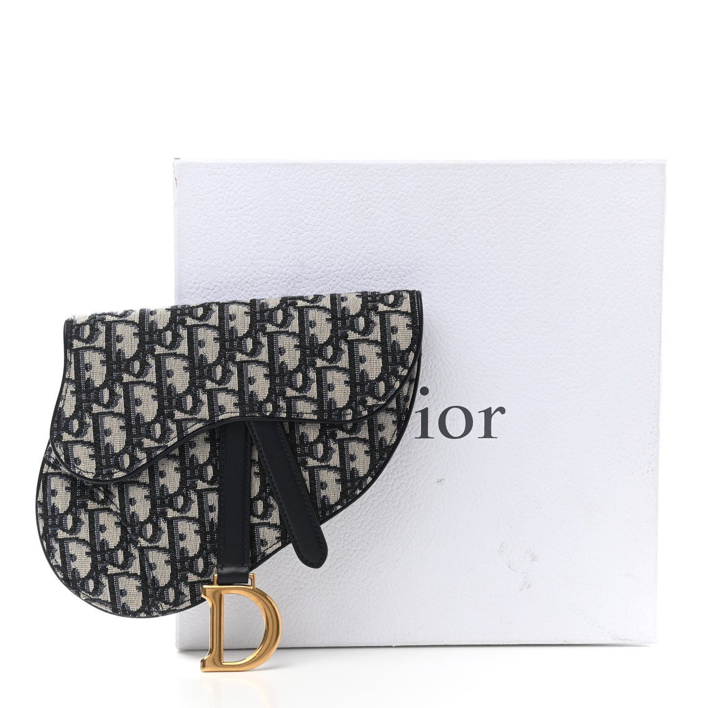 Oblique Saddle Belt Pouch Blue