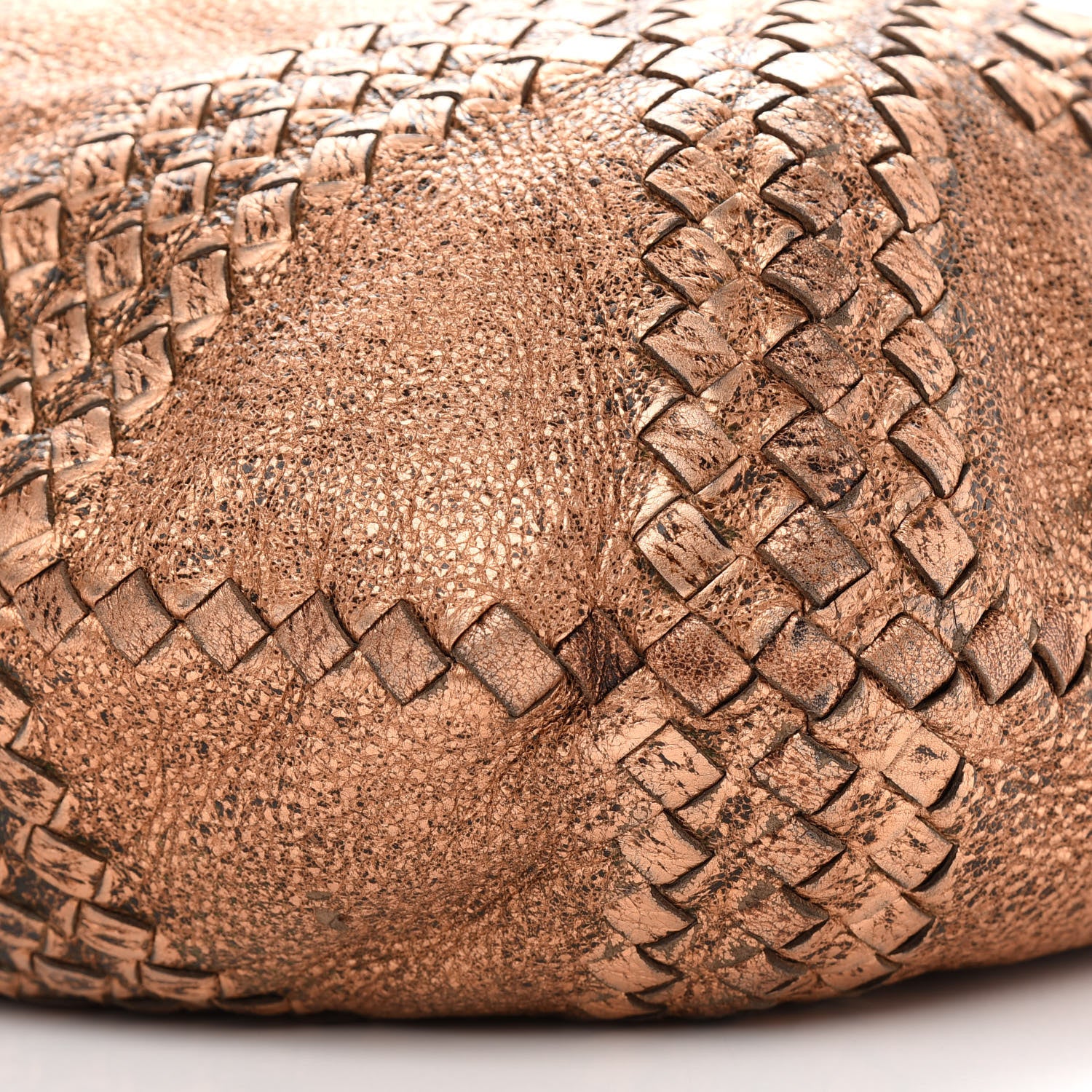 Bottega Veneta Metallic Cervo Deerskin Large Hobo Rame Ossidato 9 of 9