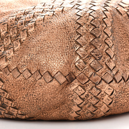 Bottega Veneta Metallic Cervo Deerskin Large Hobo Rame Ossidato 9 of 9