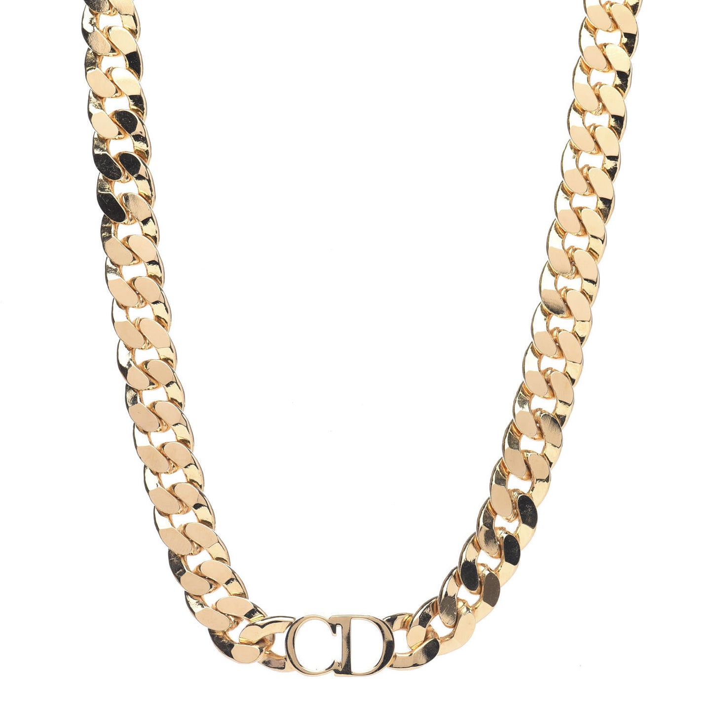 Metal Danseuse Etoile Chain Choker Necklace Gold
