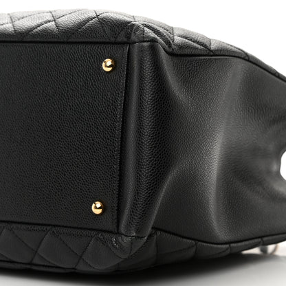 Chanel Caviar Quilted XL Grand Shopping Tote GST Black 10 of 14