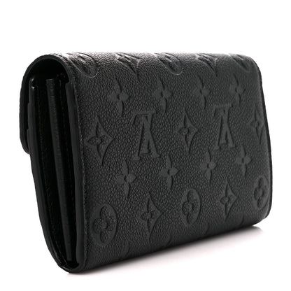 Louis Vuitton Empreinte Sarah Wallet NM Black 3 of 9
