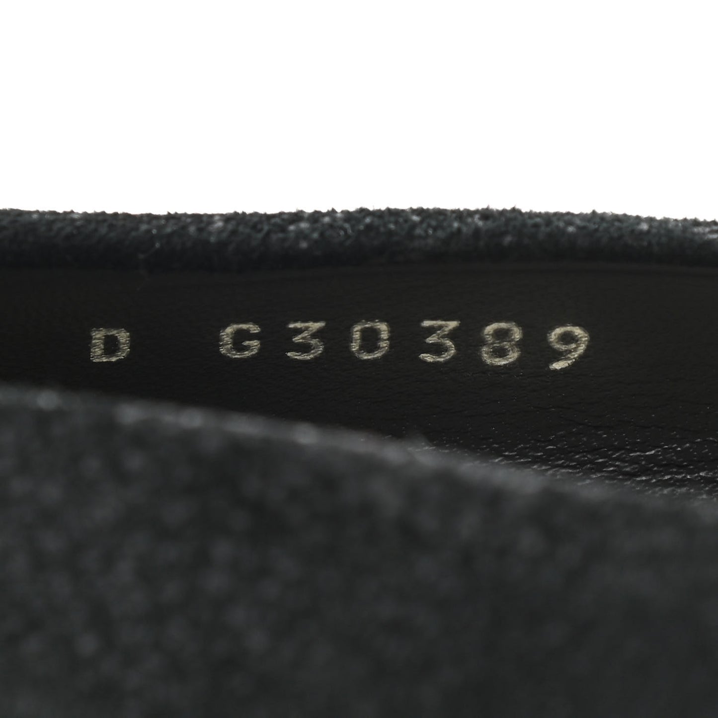 Calfskin Buffalo Cap Toe CC Pumps 37 Black