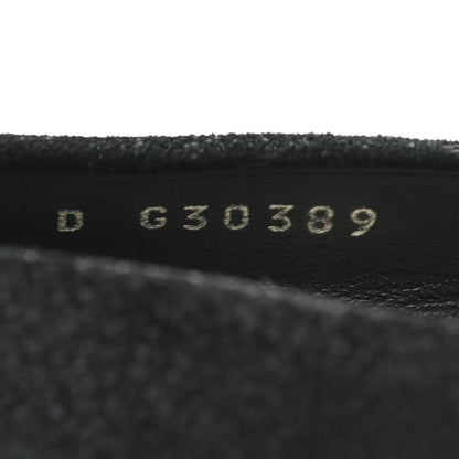 Chanel Calfskin Buffalo Cap Toe CC Pumps 37 Black 8 of 8