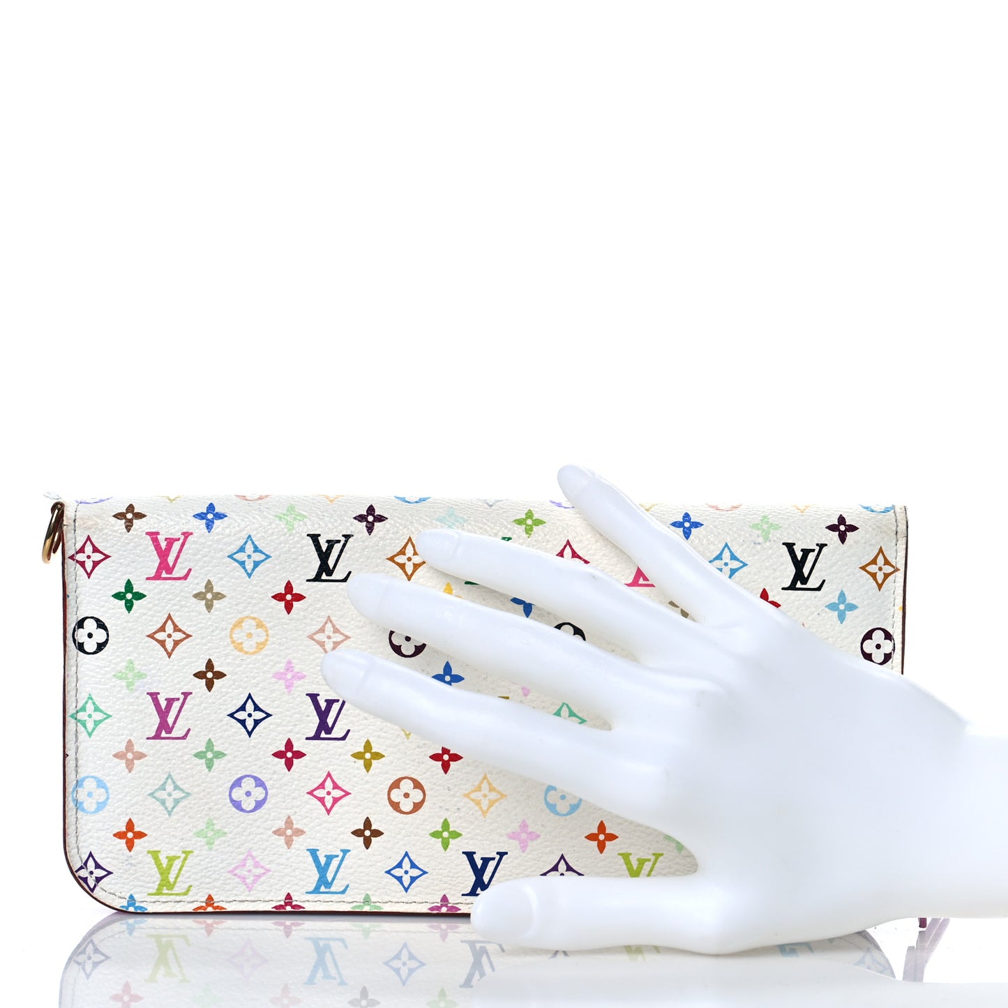 Monogram Multicolor Insolite Wallet White Litchi