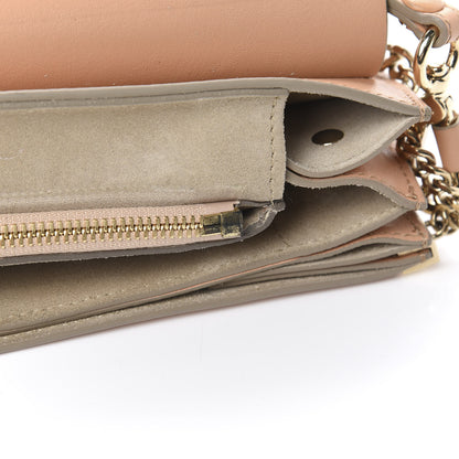 Chloe Calfskin Suede Medium Faye Shoulder Bag Blushy Pink 8 of 14
