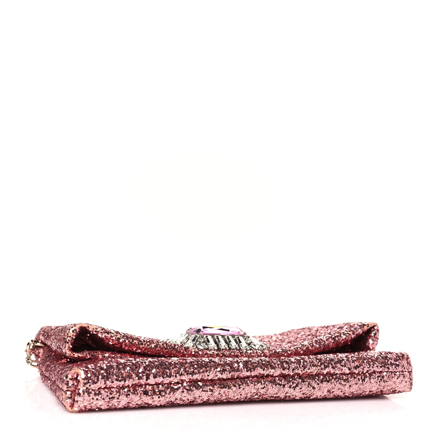 Glitter Crystal Galactica Titania Clutch Candyfloss