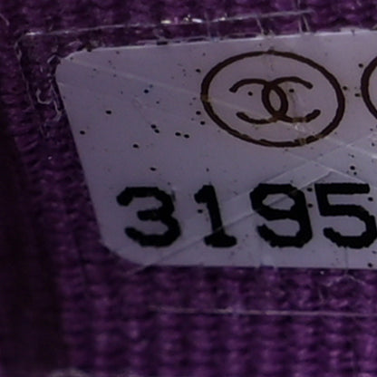 Chanel Lambskin Quilted Large Gusset Flap Wallet Purple 10 of 12