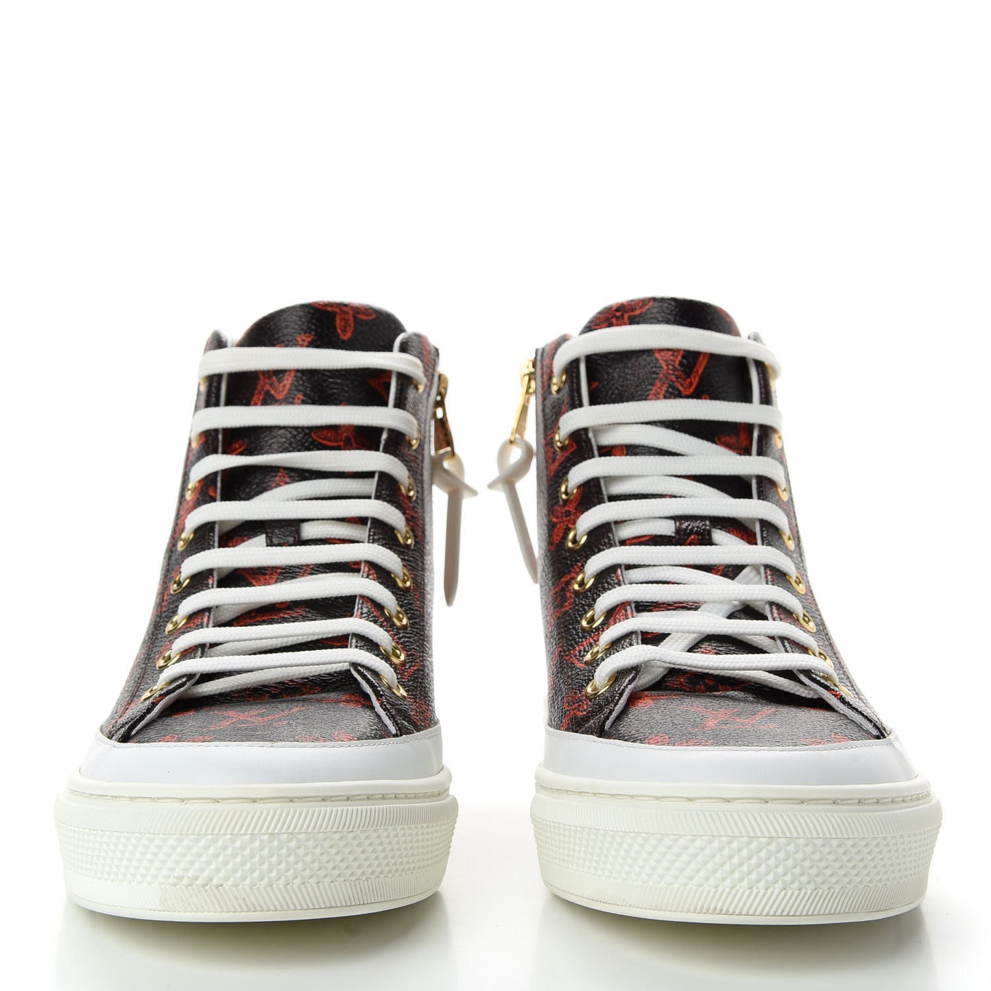 Catogram Stellar Sneaker Boots 38 Marron