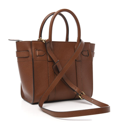 Mulberry Small Classic Grain Mini Zipped Bayswater Oak 3 of 9