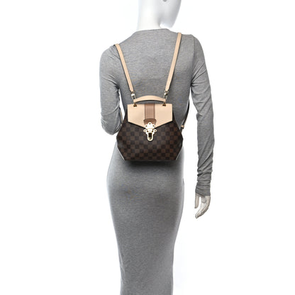 Louis Vuitton Damier Ebene Clapton Backpack Creme 2 of 11