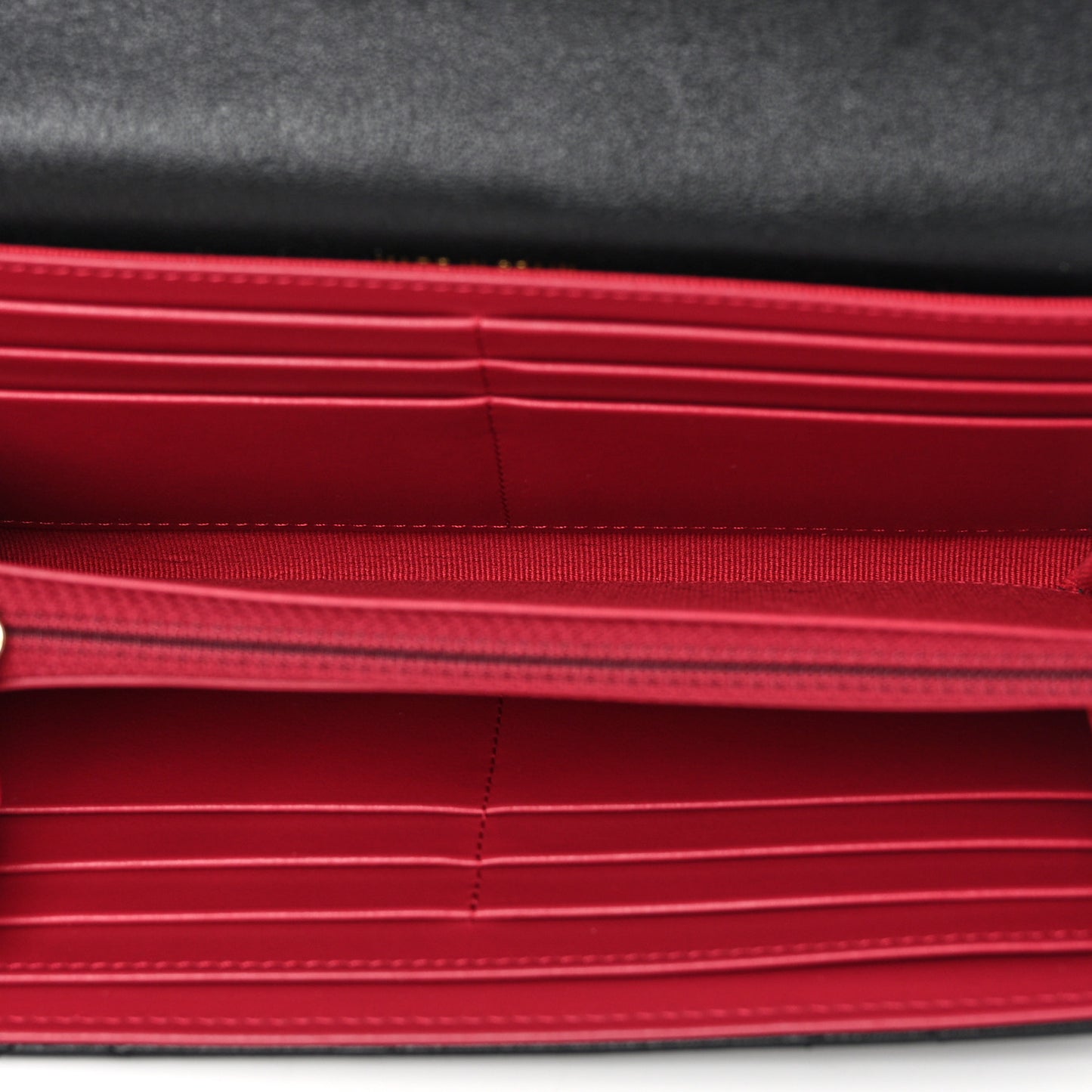 Lambskin Quilted Chanel 19 Flap Wallet Black