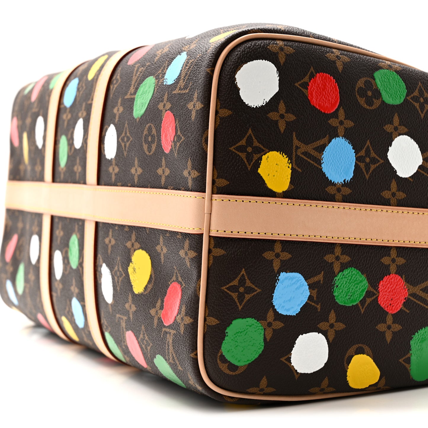 LV X YK Monogram Dots Keepall Bandouliere 45