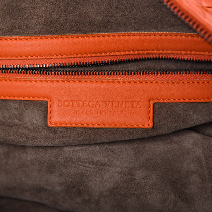 Bottega Veneta Nappa Intrecciato Montaigne Satchel Tangerine 6 of 12
