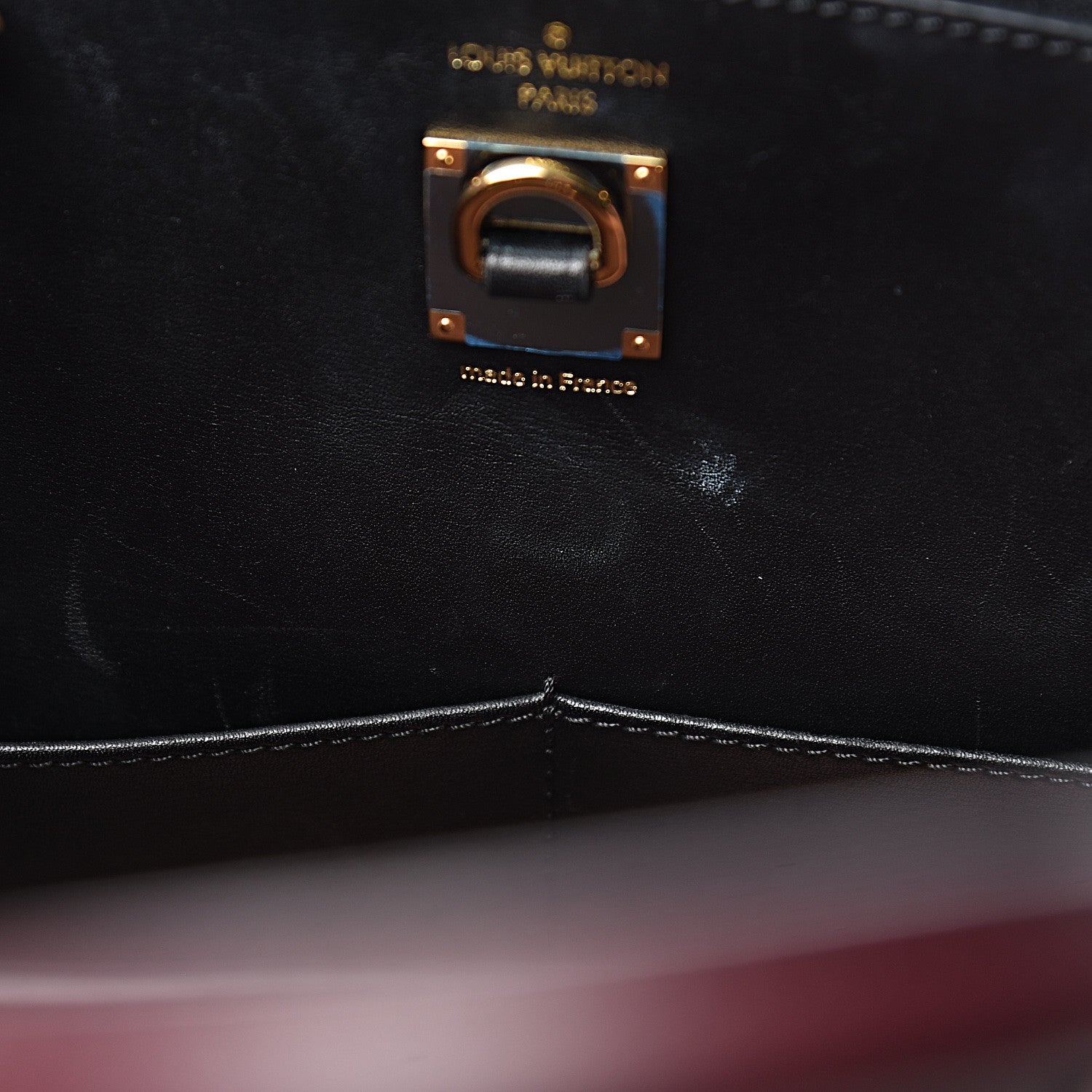 Louis Vuitton Calfskin City Steamer MM Magnolia Black 16 of 32
