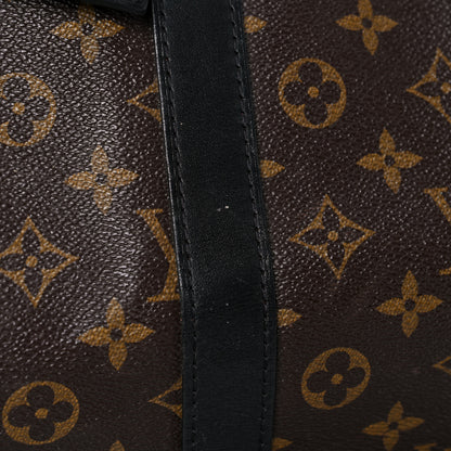 Louis Vuitton Monogram Macassar Keepall Bandouliere 55 23 of 33