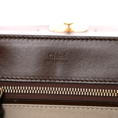 Chloe Calfskin Suede Medium C Shoulder Bag Sharp Brown 6 of 10