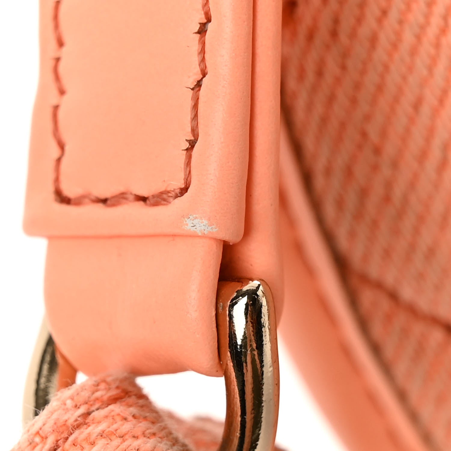 Chanel Denim Quilted Mini Messenger Flap Orange 14 of 14