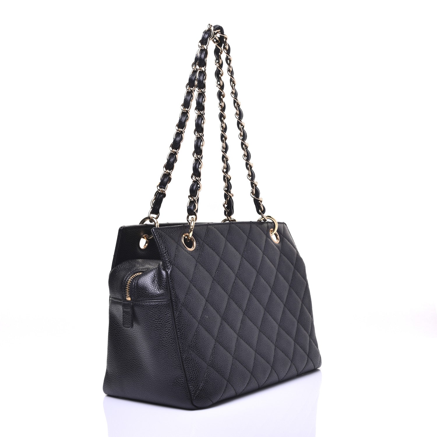 Chanel Caviar Quilted Petit Timeless Tote PTT Black 3 of 16