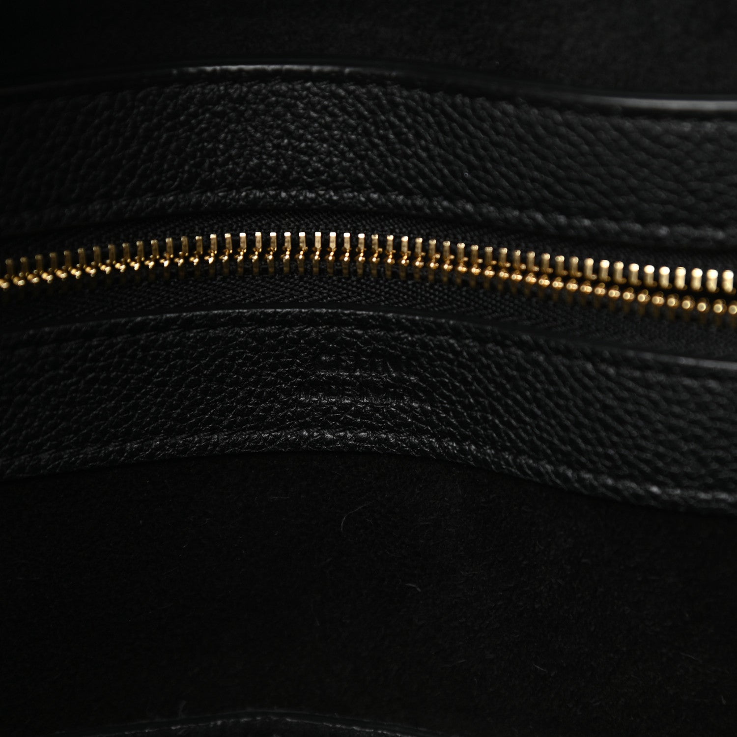 Celine Soft Grained Calfskin Medium Belt Cabas Phantom Black 8 of 10