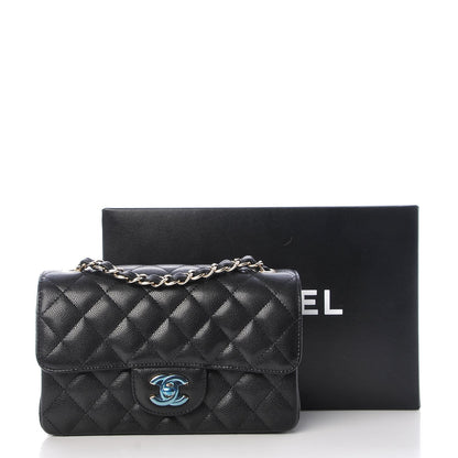 Chanel Caviar Quilted Mini Rectangular Flap Black 8 of 8