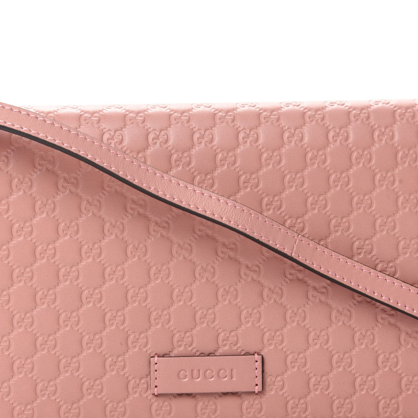 Microguccissima Crossbody Wallet Soft Pink