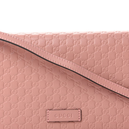 Gucci Microguccissima Crossbody Wallet Soft Pink 9 of 10