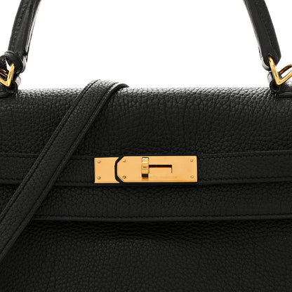 Hermes Togo Kelly Retourne 35 Black 9 of 18