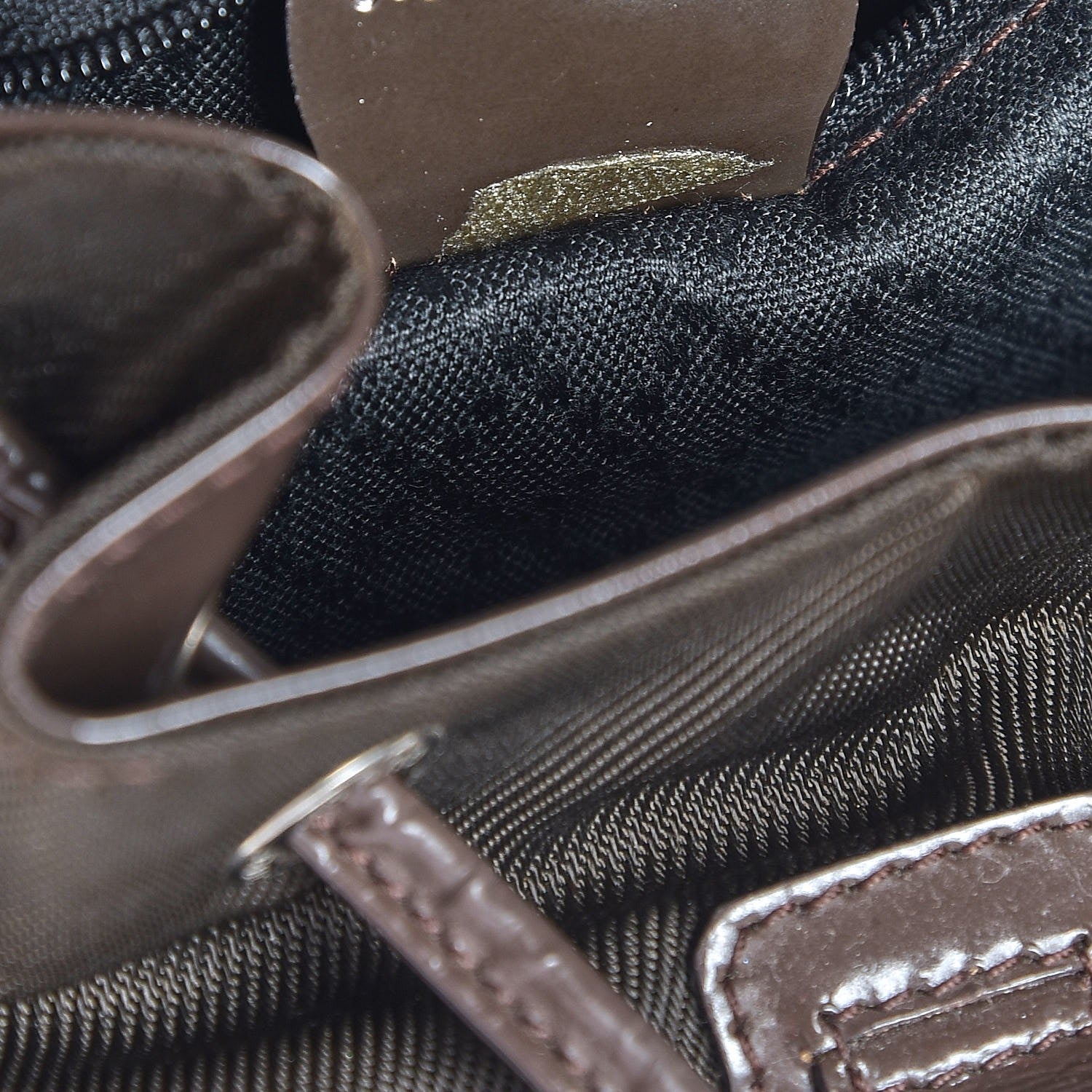 Gucci Nylon Bamboo Backpack Brown 8 of 13