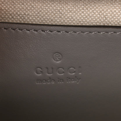 Gucci Calfskin GG Matelasse Small Slim Chain Shoulder Bag Dusty Grey Natural 6 of 11