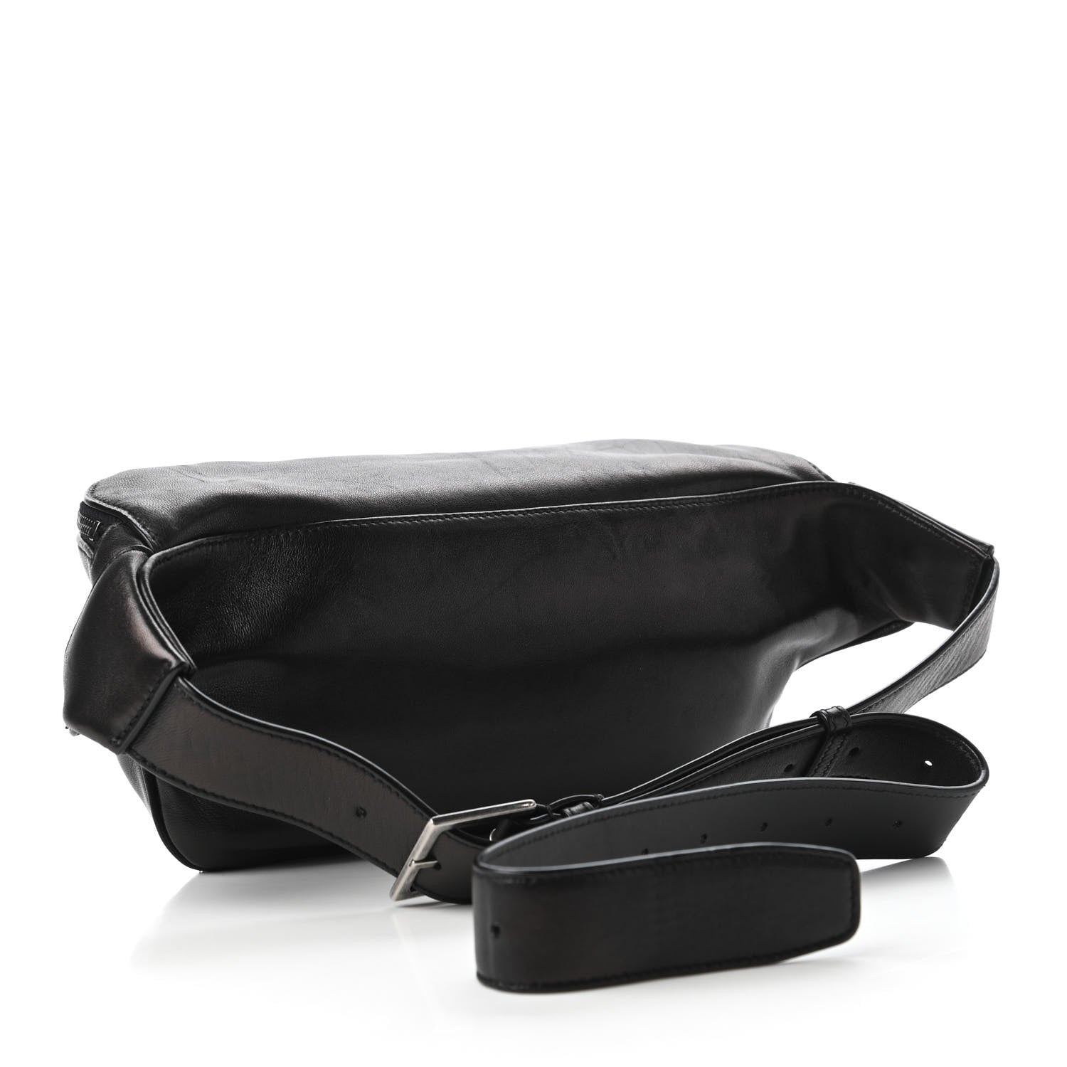 Saint Laurent Calfskin Monogram Belt Bag Black 3 of 11
