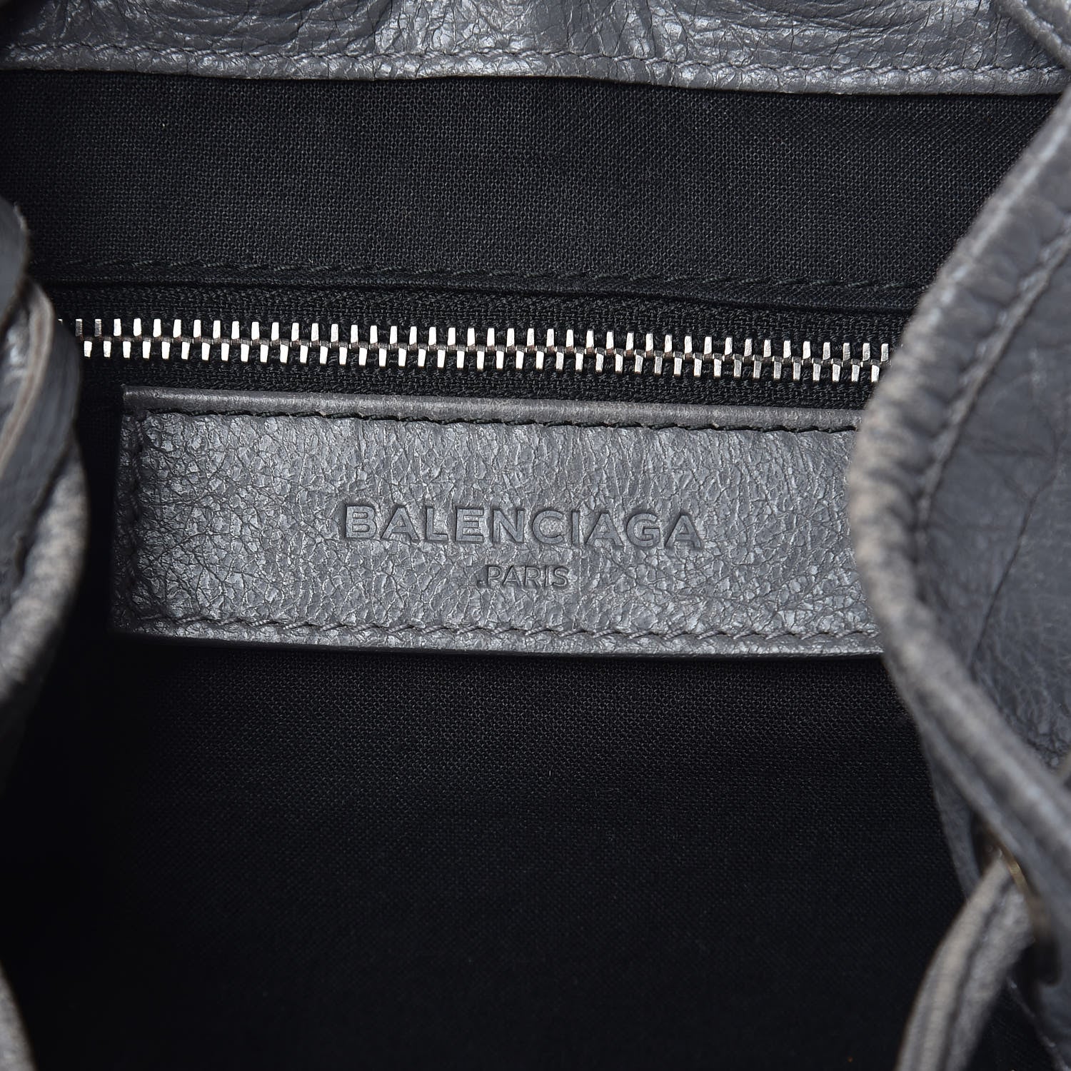 Balenciaga Agneau Silver Metallic Edge Hardware Backpack Gris Cendre 6 of 23