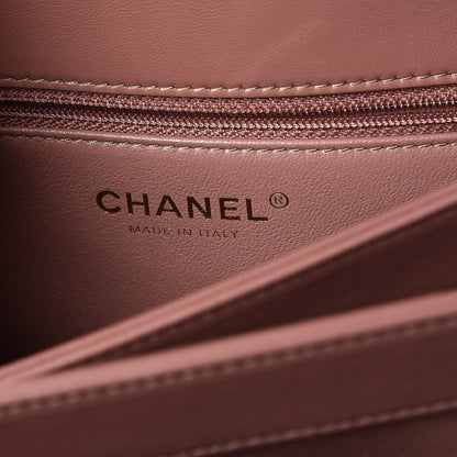 Chanel Lambskin Quilted Medium Trendy CC Flap Dual Handle Bag Pink 6 of 9