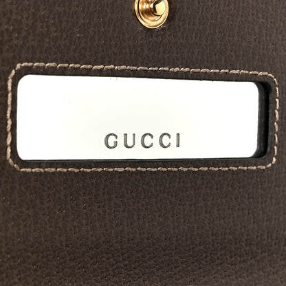 Gucci GG Supreme Monogram Web Ophidia Wallet On Chain Brown 5 of 11