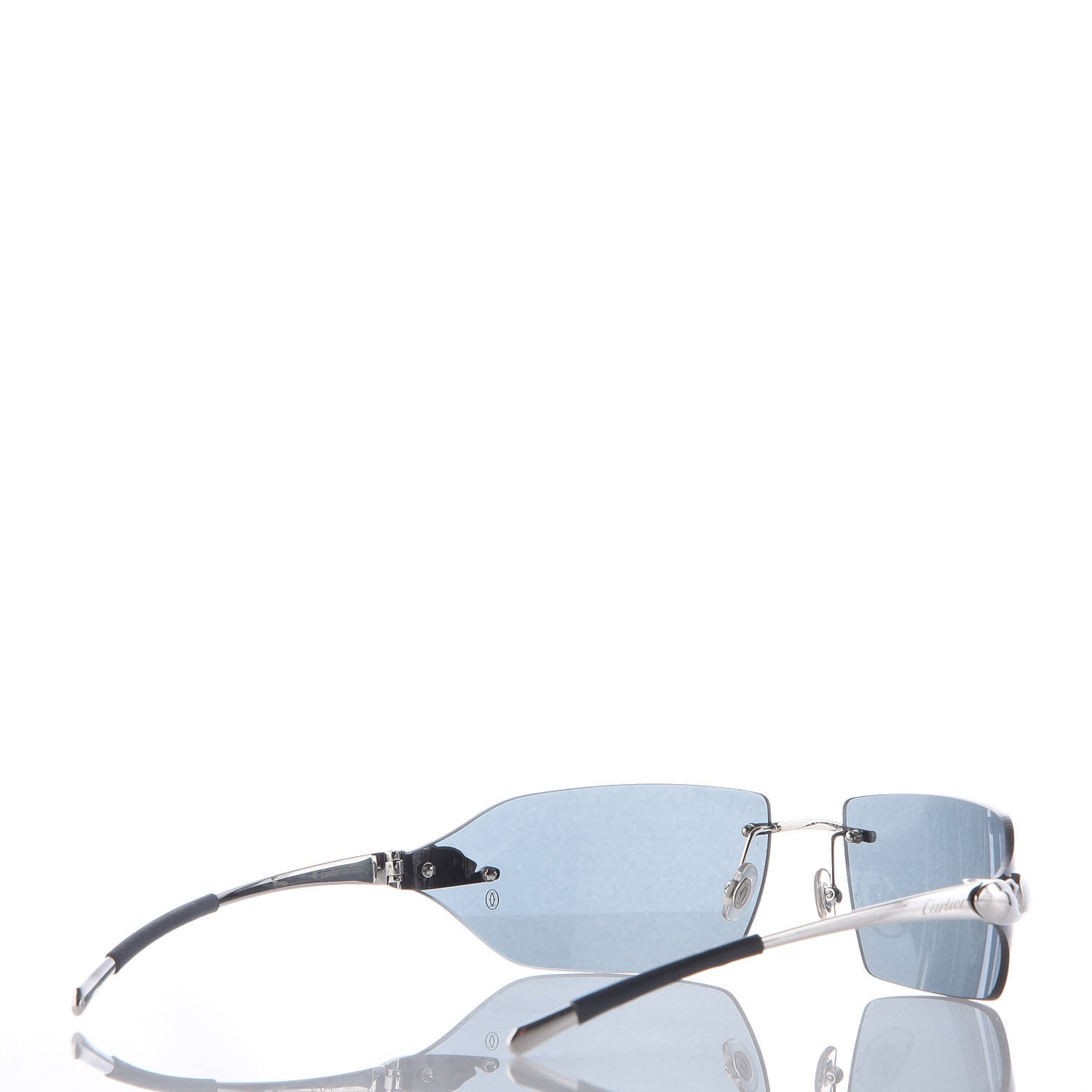 Cartier Panthere De Sunglasses Silver 4 of 8