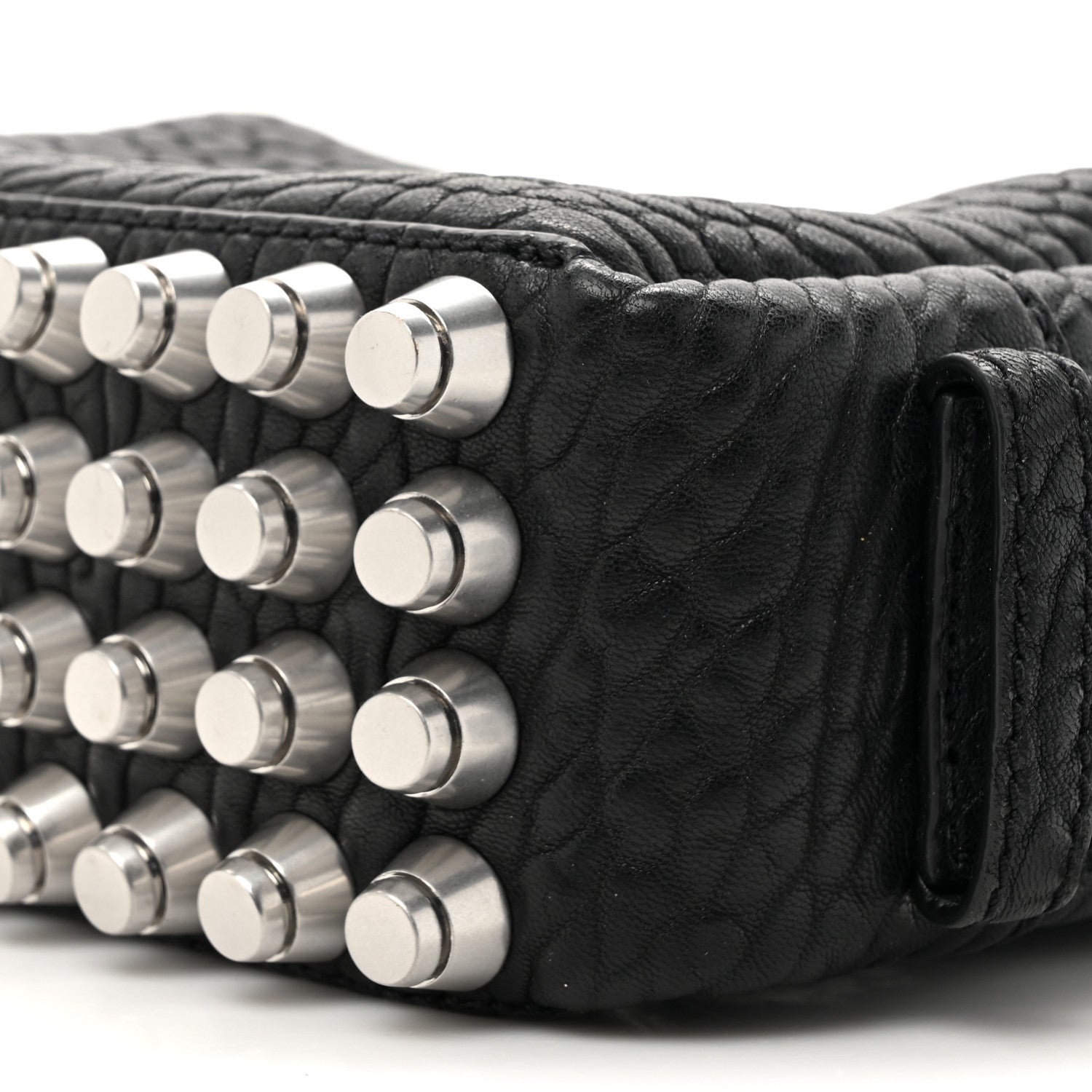 Alexander Wang Pebbled Lambskin Small Ricco Shoulder Bag Black 8 of 9