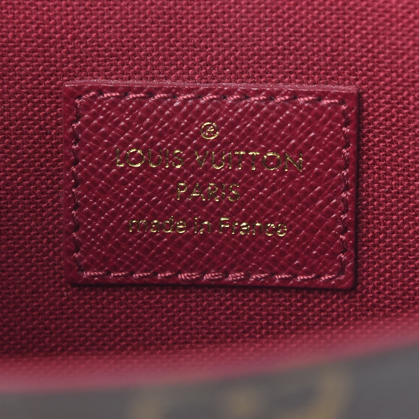 Monogram Pochette Felicie Chain Wallet Fuchsia