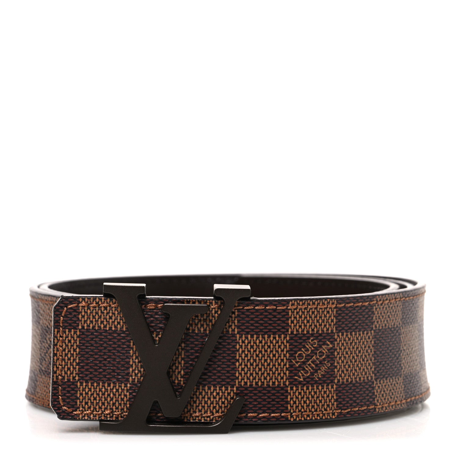 Louis Vuitton Damier Ebene 40mm LV Initiales Belt 90 36 1 of 6
