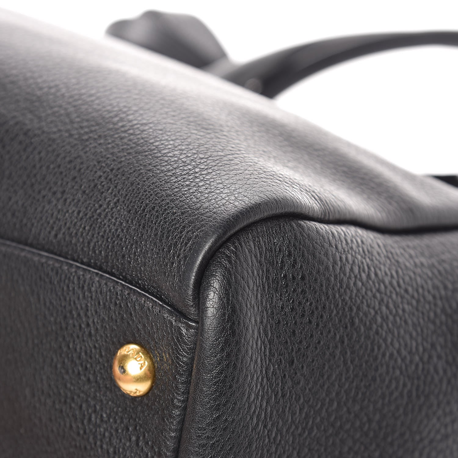 Prada Vitello Phenix Shopping Bag Black 14 of 23