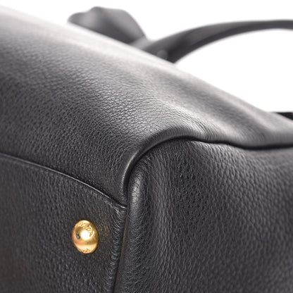 Prada Vitello Phenix Shopping Bag Black 14 of 23