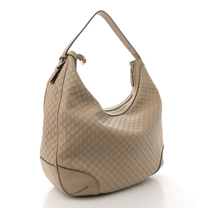 Gucci Guccissima Medium Nice Hobo Beige 3 of 11