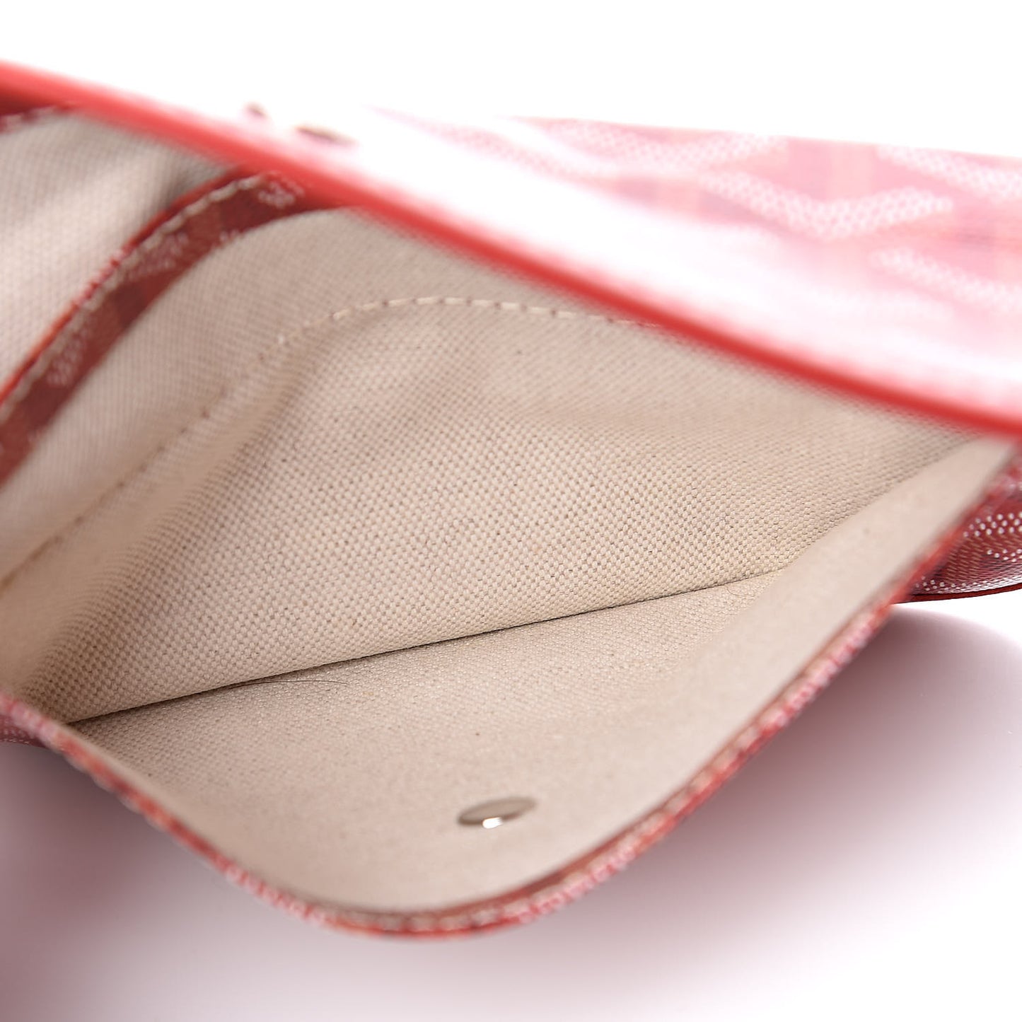 Goyardine Pouch Red