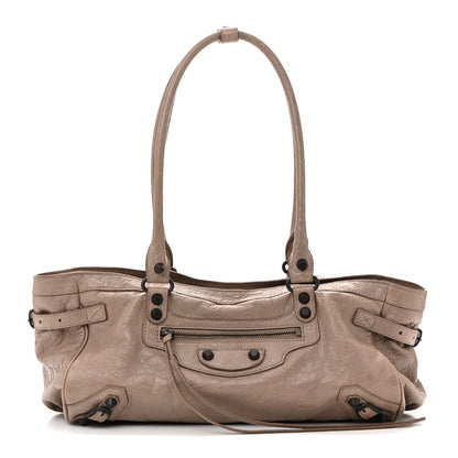 Balenciaga Agneau Arena Classic Hardware East West Le City Sesame 1 of 10