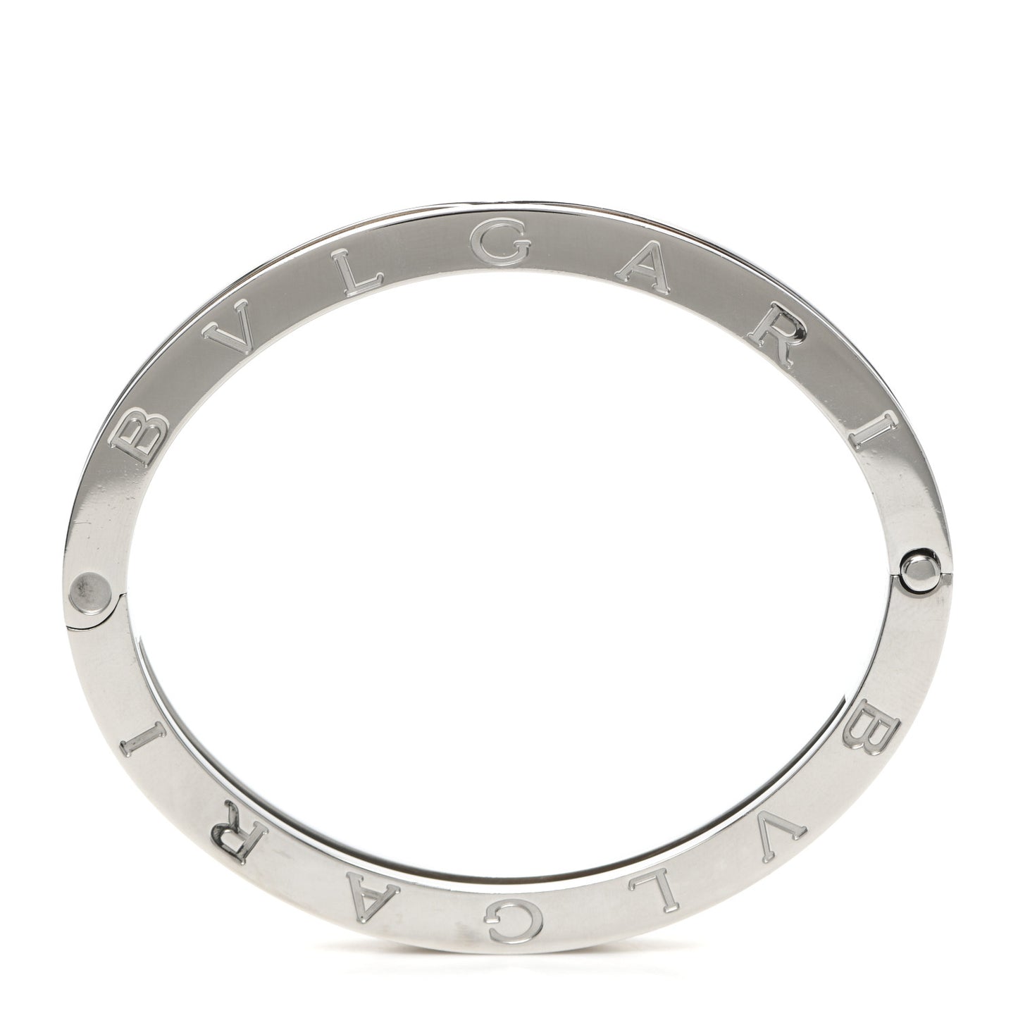 18K Yellow Gold Stainless Steel B.Zero1 Bangle Bracelet