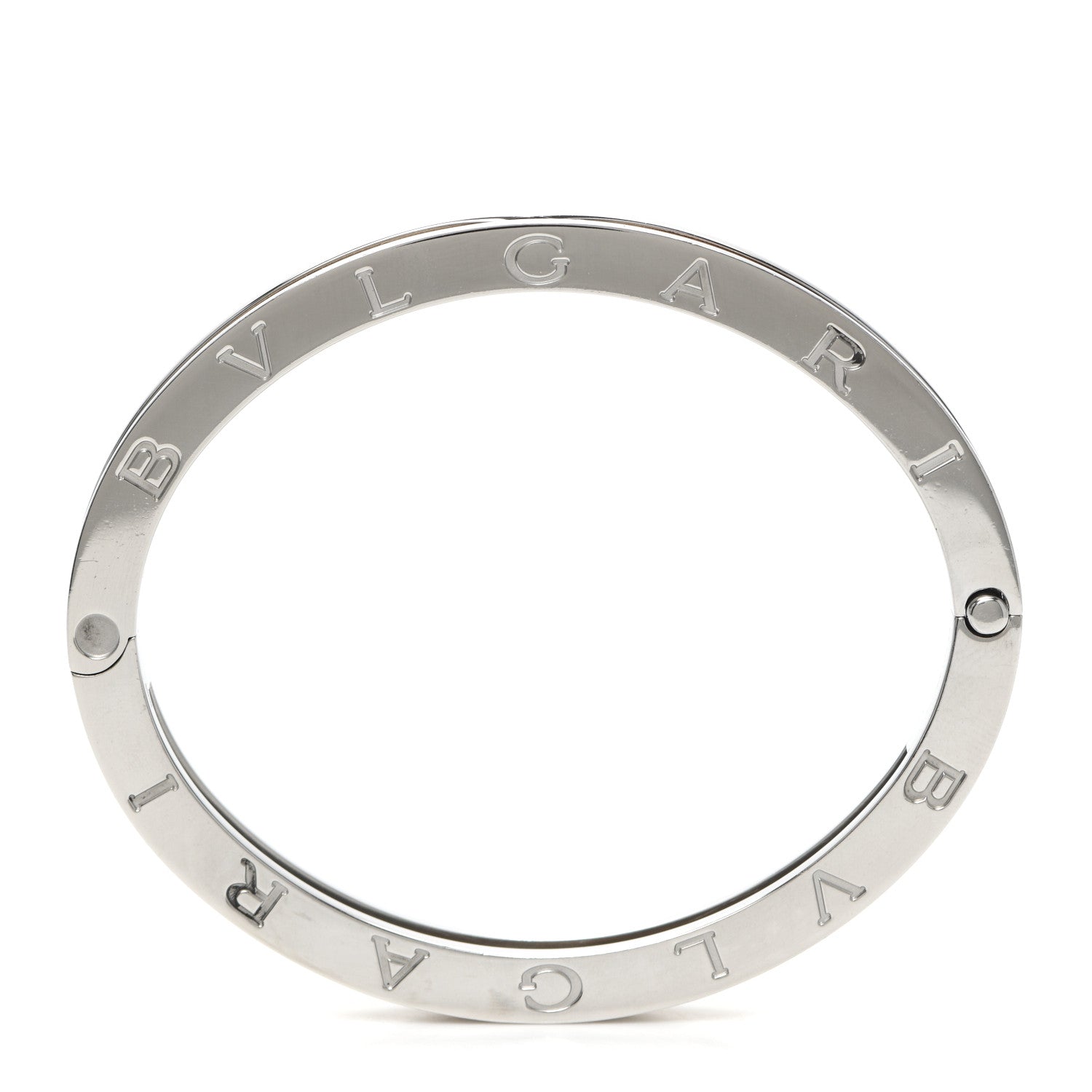 Bulgari 18K Yellow Gold Stainless Steel B.Zero1 Bangle Bracelet 5 of 5