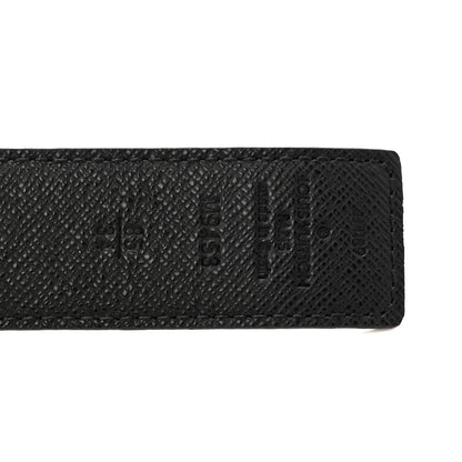 Louis Vuitton Calfskin Monogram 30mm LV Initiales Reversible Belt 85 34 Black 5 of 7