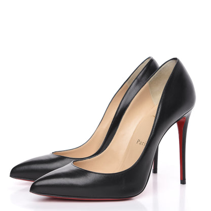 Christian Louboutin Shiny Nappa Pigalle Follies 100 Pumps 37.5 Black 3 of 11