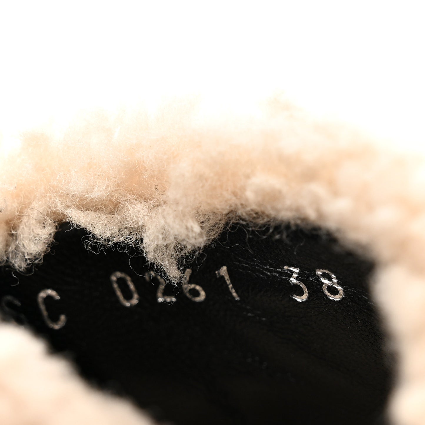Shearling Paseo Sandals 38 Black