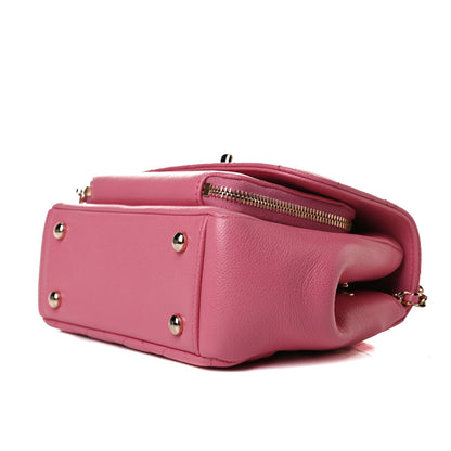 Chanel Caviar Quilted Small Business Affinity Flap Pink 10 of 15